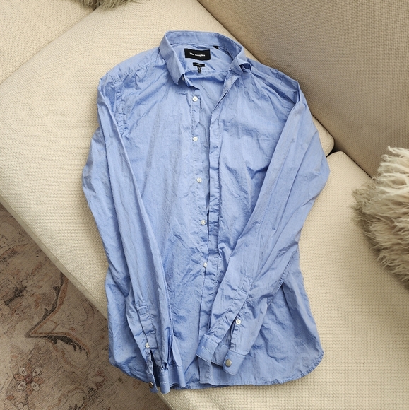 The Kooples Blue Classic Dress Shirt - Picture 1 of 4